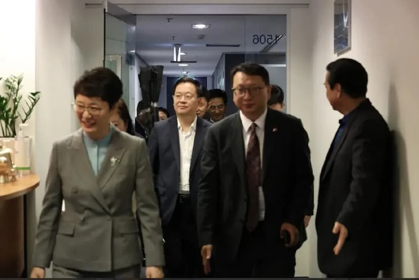 威海市市委副书记、市长孔凡萍率领威海市经贸代表团访问澳大利亚与澳中工商联合会座谈共促澳中经贸合作